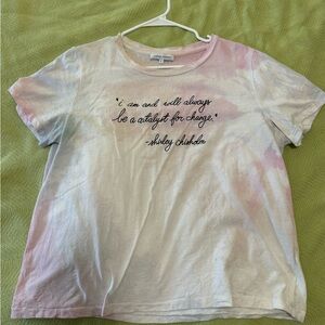 Lingua Franca NYC Shirley Chisholm Hand Tie Dyed Tshirt